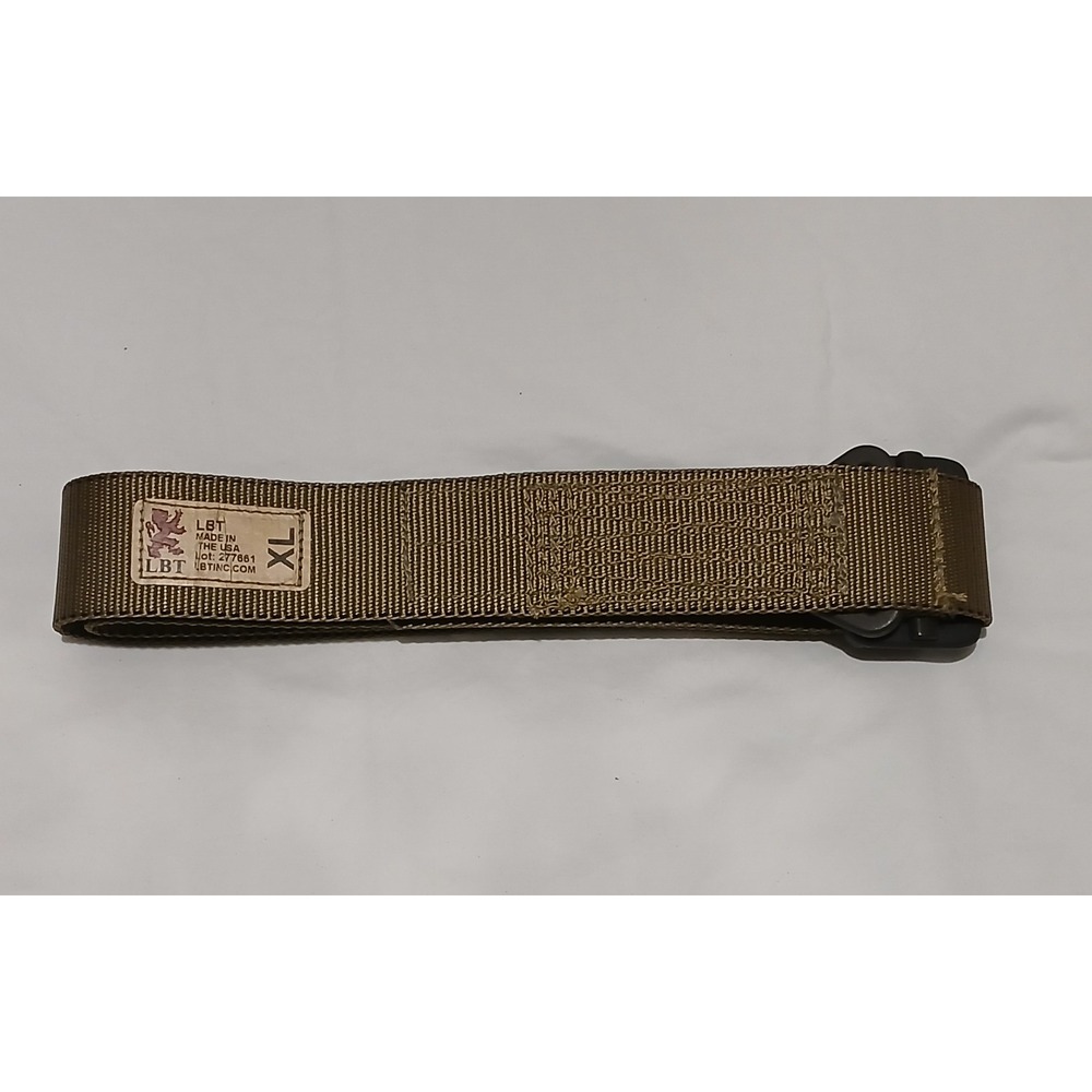 LBT Inc Tactical Belt XL Coyote Tan Nylon Cobra Buckle Made in USA New, Unused